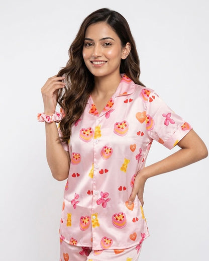 Cake Print PJ Set