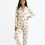 Teddy Print PJ Set