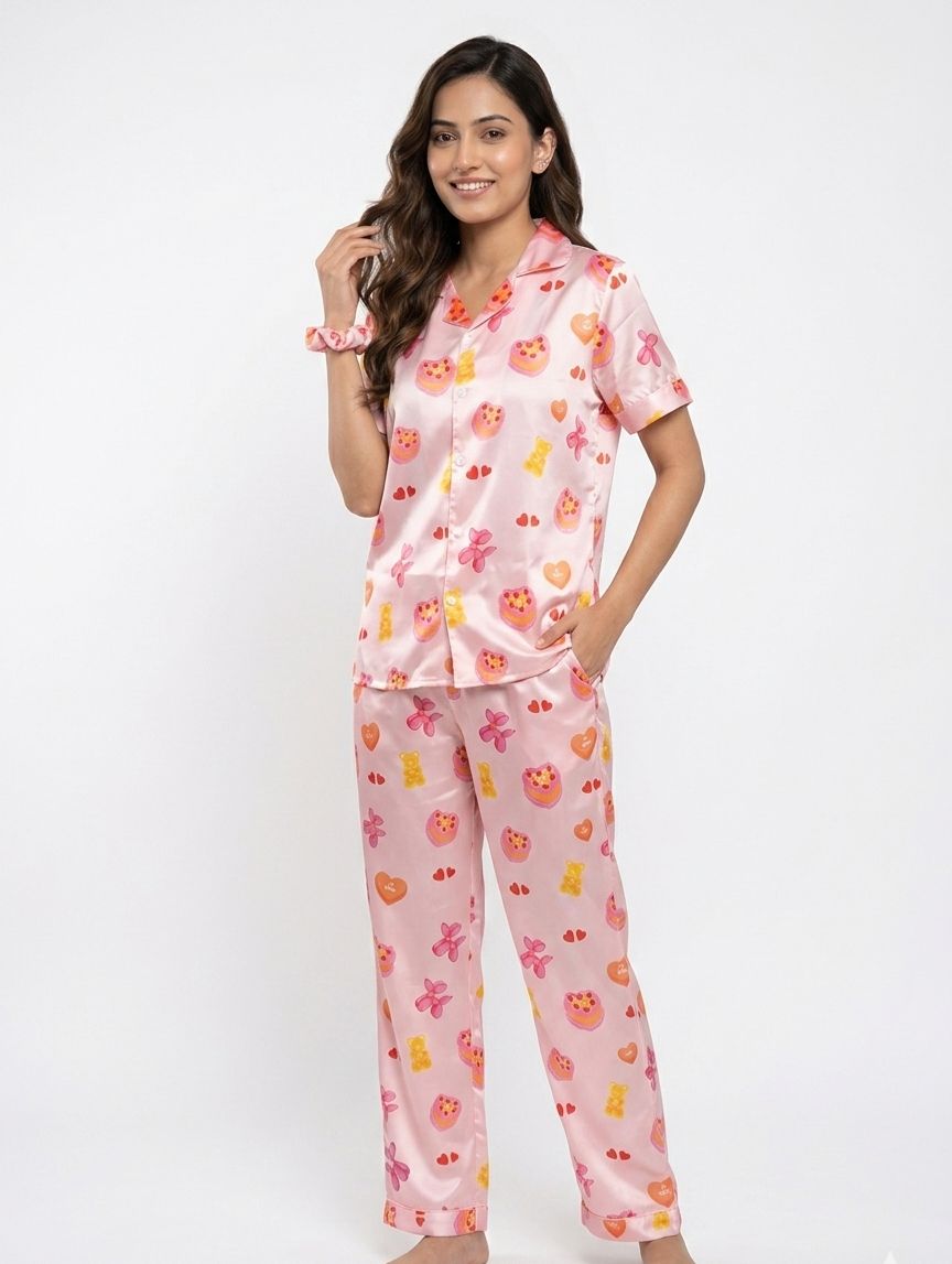 Cake Print PJ Set