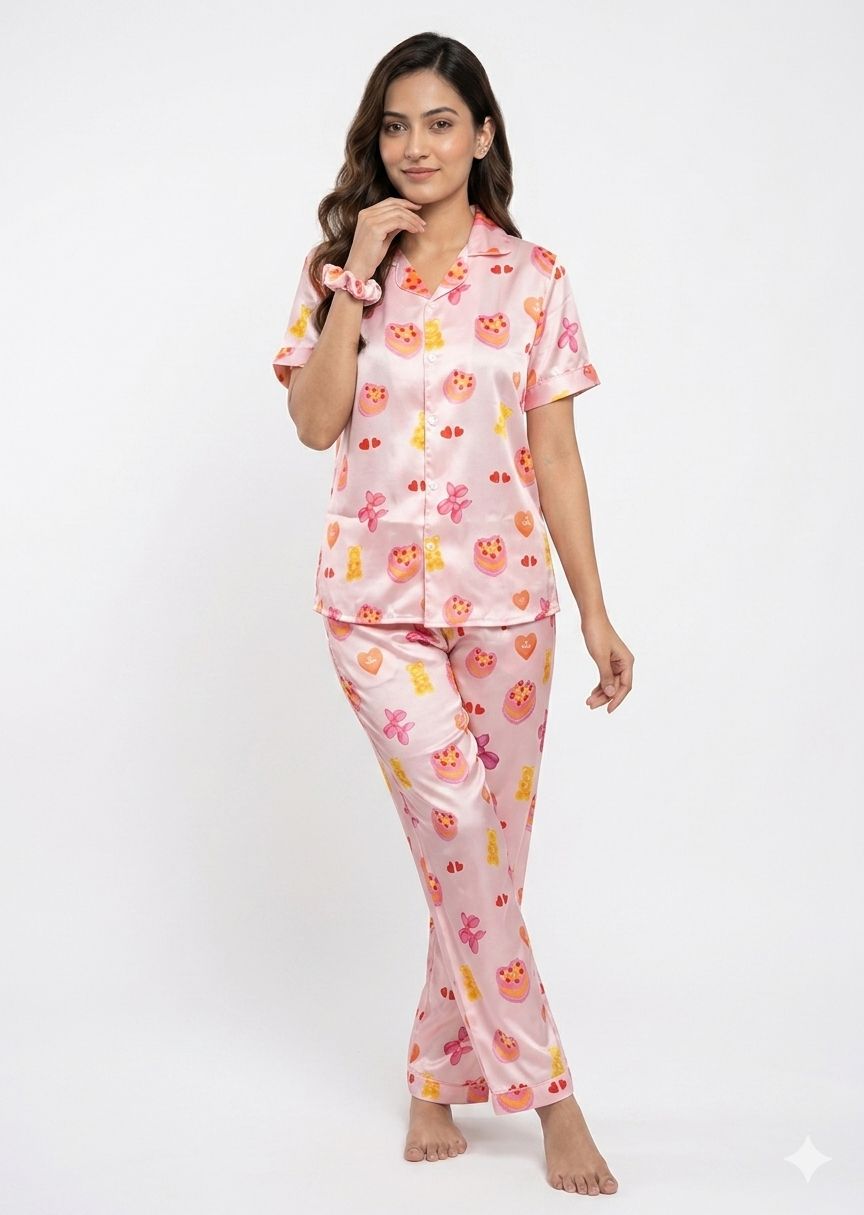 Cake Print PJ Set